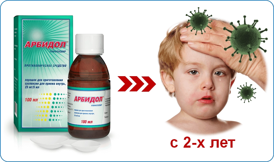 Детская суспензия АРБИДОЛ