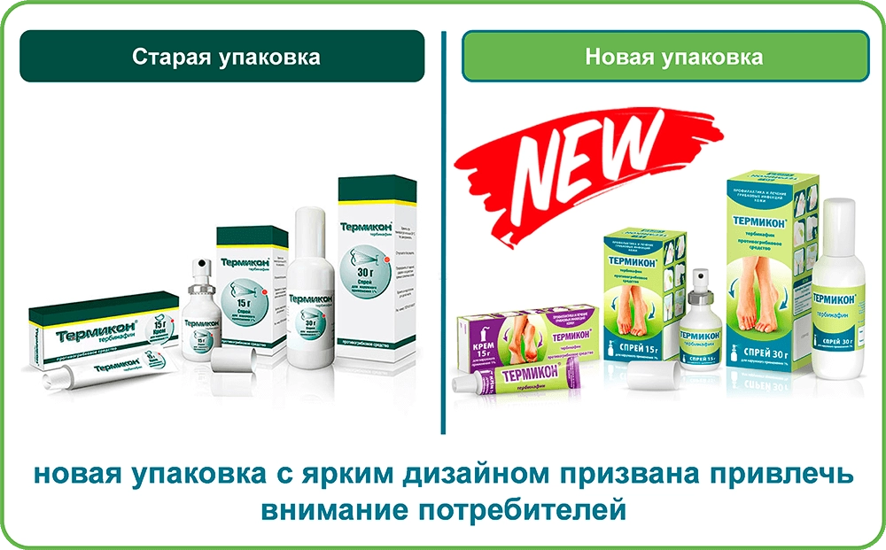 ТЕРМИКОН® в обновленном внешнем виде и в новых упаковках
